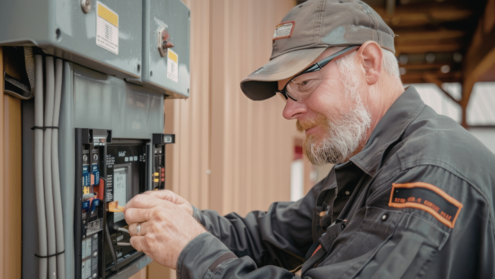 instalación de cuadro